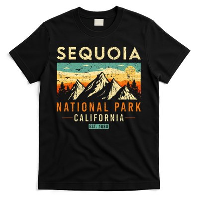 Sequoia Est. 1890 Retro California National Park T-Shirt