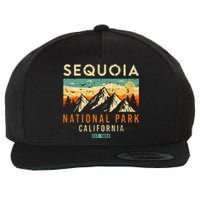 Sequoia Est. 1890 Retro California National Park Wool Snapback Cap