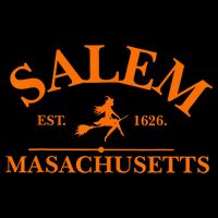 Salem Est 1626 Massachusetts Vintage Halloween Witch Wo Long Sleeve Shirt