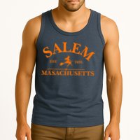 Salem Est 1626 Massachusetts Vintage Halloween Witch Wo Tank Top