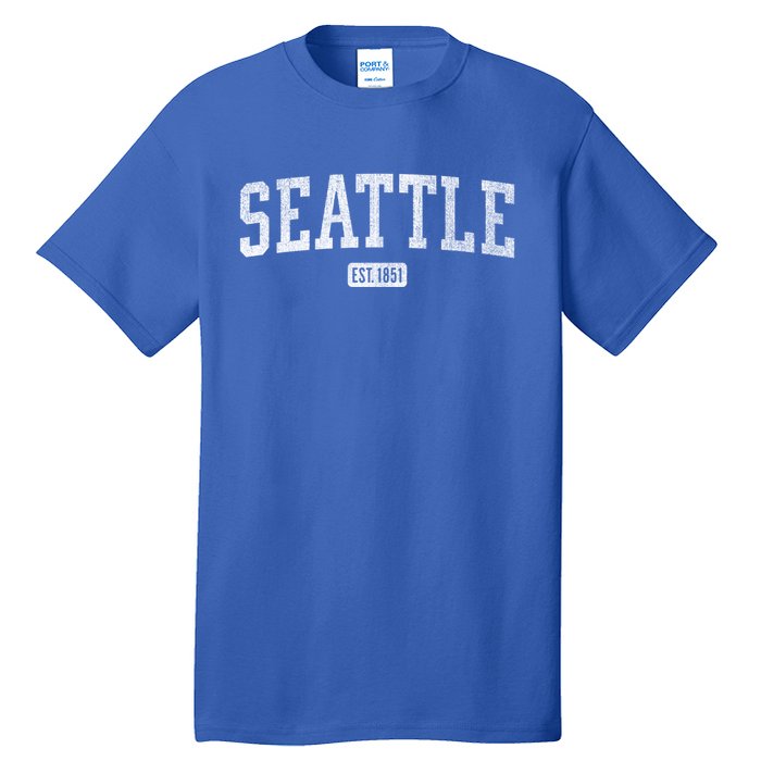 Seattle Est 1851 And S Wa Gift Tall T-Shirt