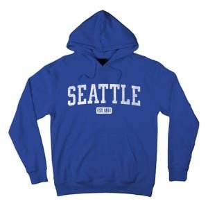 Seattle Est 1851 And S Wa Gift Tall Hoodie