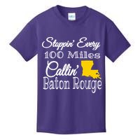 Stoppin Every 100 Miles Callin Baton Rouge Kids T-Shirt