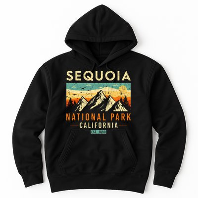 Sequoia Est. 1890 Retro California National Park Hoodie