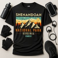 Shenandoah Est. 1935 Retro Virginia National Park Cooling Performance Crew T-Shirt