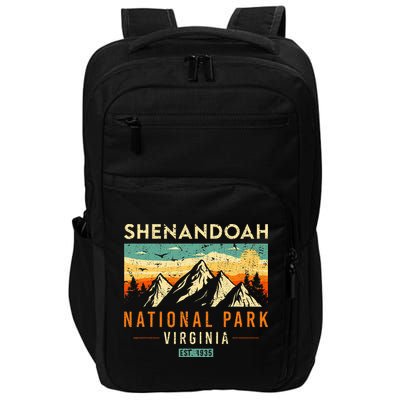 Shenandoah Est. 1935 Retro Virginia National Park Impact Tech Backpack
