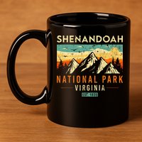 Shenandoah Est. 1935 Retro Virginia National Park 11oz C Handle Ceramic Mug
