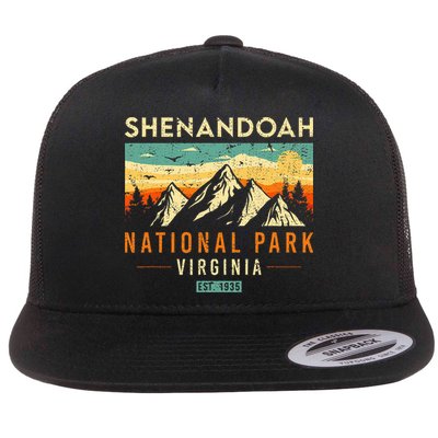 Shenandoah Est. 1935 Retro Virginia National Park Flatbill Hat