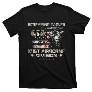 Screaming Eagle 101st Airborne Division Veteran Sky Soldier T-Shirt