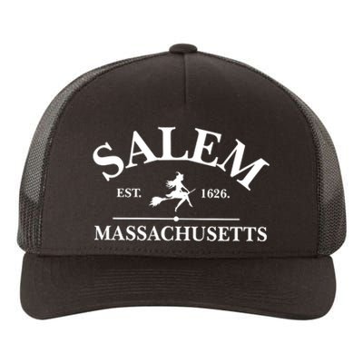 Salem Est 1626 Massachusetts Halloween Witch Wizard Yupoong Adult 5-Panel Trucker Hat