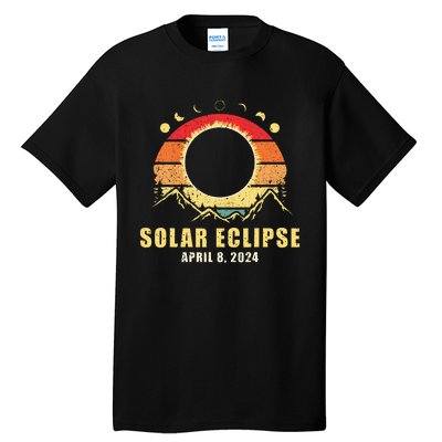 Solar Eclipse 2024 Total Solar Eclipse April 8 2024 Tall T-Shirt