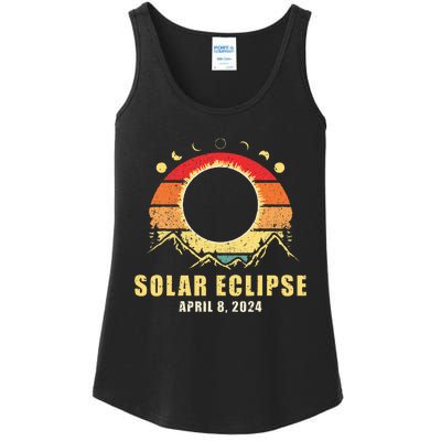 Solar Eclipse 2024 Total Solar Eclipse April 8 2024 Ladies Essential Tank