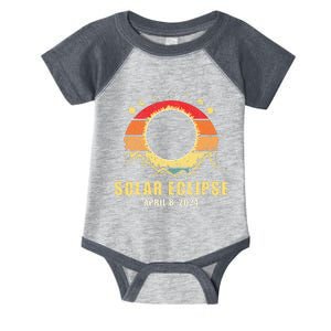 Solar Eclipse 2024 Total Solar Eclipse April 8 2024 Infant Baby Jersey Bodysuit