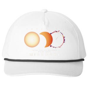 Solar Eclipse 2024 Missouri Total Eclipse American Graphic Snapback Five-Panel Rope Hat