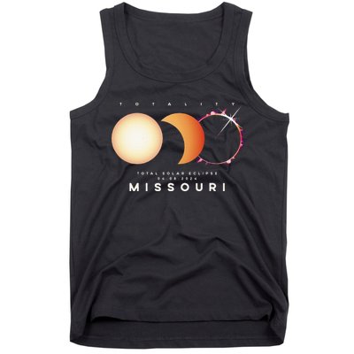 Solar Eclipse 2024 Missouri Total Eclipse American Graphic Tank Top