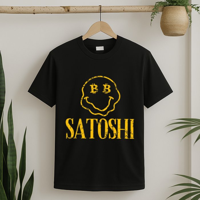 Satoshi Est 2009 Bitcoin Creator Blockchain Currency T-Shirt