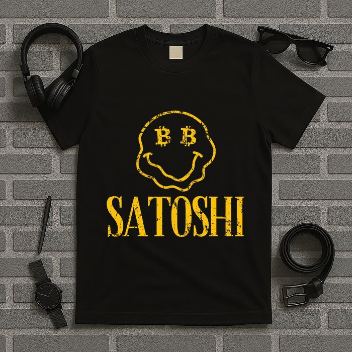 Satoshi Est 2009 Bitcoin Creator Blockchain Currency T-Shirt