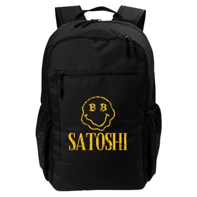 Satoshi Est 2009 Bitcoin Creator Blockchain Currency Daily Commute Backpack