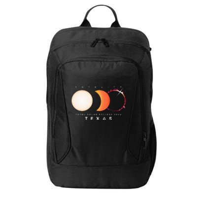 Solar Eclipse 2024 Texas Total Eclipse America Graphic City Backpack