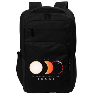 Solar Eclipse 2024 Texas Total Eclipse America Graphic Impact Tech Backpack