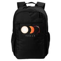 Solar Eclipse 2024 Texas Total Eclipse America Graphic Daily Commute Backpack