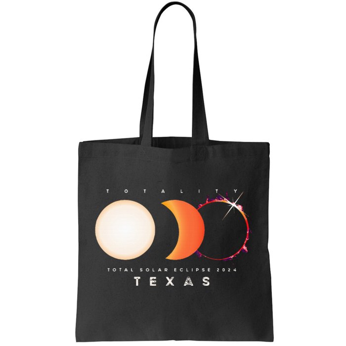 Solar Eclipse 2024 Texas Total Eclipse America Graphic Tote Bag