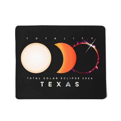 Solar Eclipse 2024 Texas Total Eclipse America Graphic Mousepad