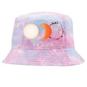 Solar Eclipse 2024 Texas Total Eclipse America Graphic Tie-Dyed Bucket Hat