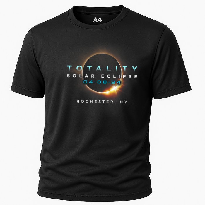 Solar Eclipse 2024 Rochester Ny Totality April 8 2024 Cooling Performance Crew T-Shirt