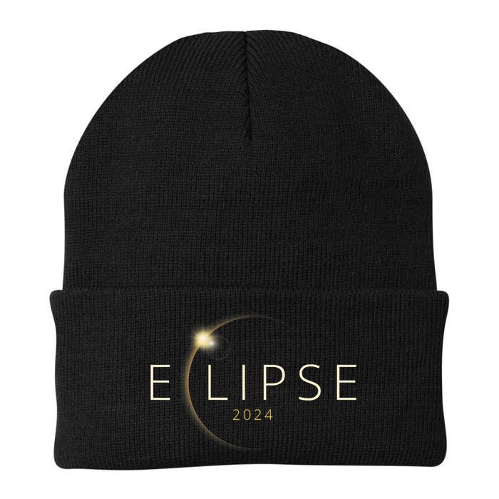 Solar Eclipse 2024 Total Solar Eclipse 4.08.24 Knit Cap Winter Beanie