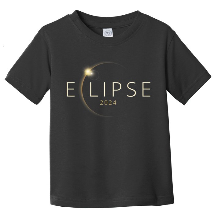 Solar Eclipse 2024 Total Solar Eclipse 4.08.24 Toddler T-Shirt
