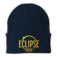 Solar Eclipse 2024 Total Solar Eclipse 4.08.24 Knit Cap Winter Beanie