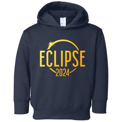 Solar Eclipse 2024 Total Solar Eclipse 4.08.24 Toddler Hoodie