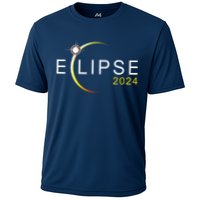 Solar Eclipse 2024 Total Solar Eclipse 4.08.24 Cooling Performance Crew T-Shirt