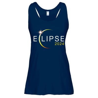 Solar Eclipse 2024 Total Solar Eclipse 4.08.24 Ladies Essential Flowy Tank