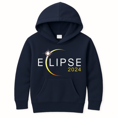 Solar Eclipse 2024 Total Solar Eclipse 4.08.24 Kids Hoodie