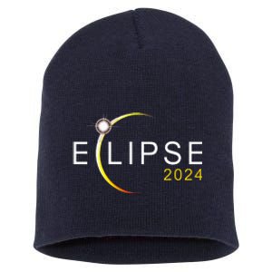 Solar Eclipse 2024 Total Solar Eclipse 4.08.24 Short Acrylic Beanie