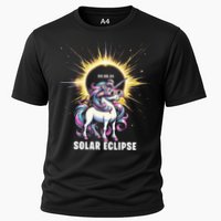 Solar Eclipse 2024 Total Eclipse April 8th 24 Unicorn Cooling Performance Crew T-Shirt