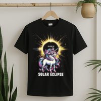 Solar Eclipse 2024 Total Eclipse April 8th 24 Unicorn T-Shirt