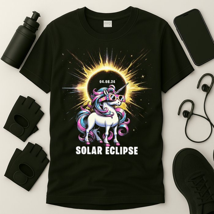 Solar Eclipse 2024 Total Eclipse April 8th 24 Unicorn T-Shirt