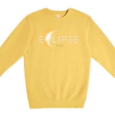 Solar Eclipse 2024 Premium Crewneck Sweatshirt