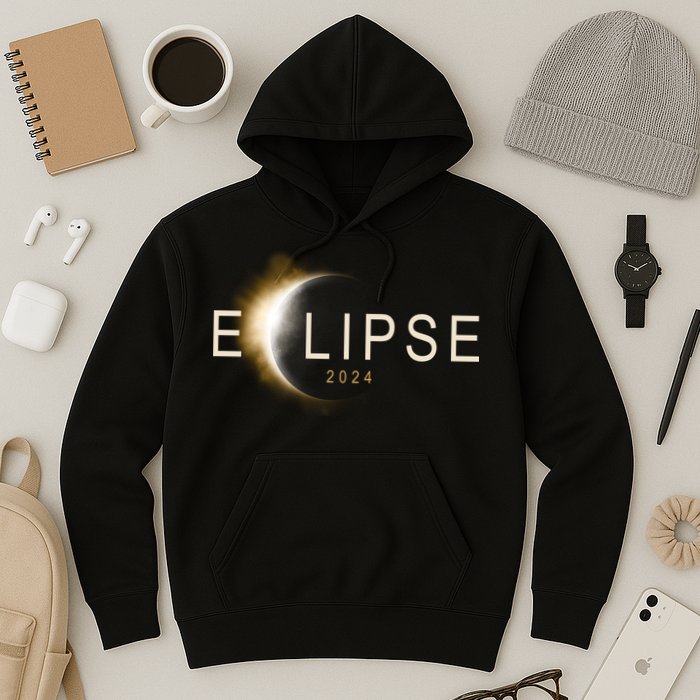 Solar Eclipse 2024 Hoodie