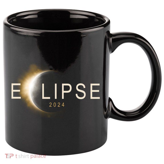 Solar Eclipse 2024 11oz C Handle Ceramic Mug