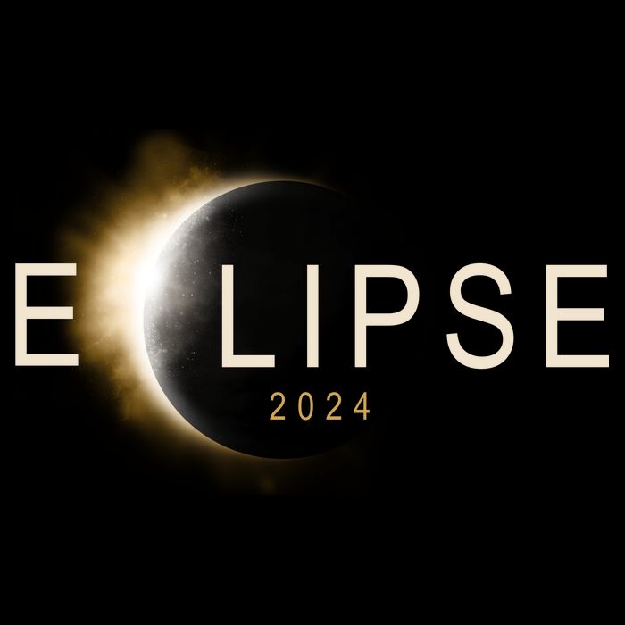Solar Eclipse 2024 Drawstring Bag