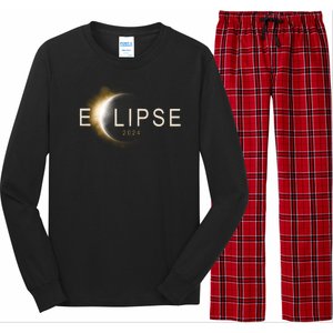 Solar Eclipse 2024 Long Sleeve Pajama Set