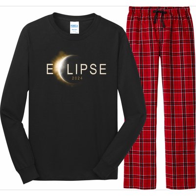 Solar Eclipse 2024 Long Sleeve Pajama Set