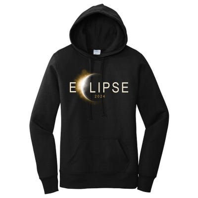 Solar Eclipse 2024 Women's Pullover Hoodie