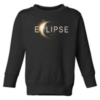 Solar Eclipse 2024 Toddler Sweatshirt