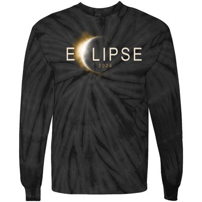 Solar Eclipse 2024 Tie-Dye Long Sleeve Shirt