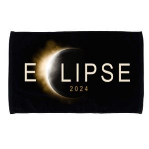 Solar Eclipse 2024 Microfiber Hand Towel